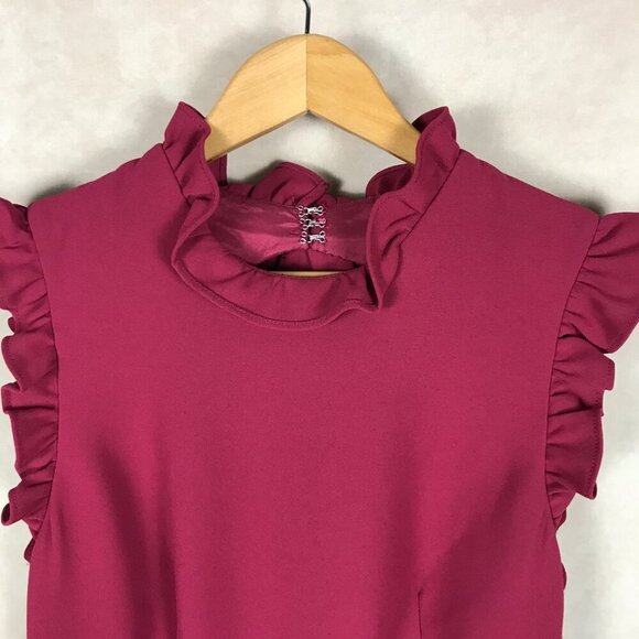 JILL STUART Open Back Ruffled Mini Dress NWT 2 - Picture 12 of 16